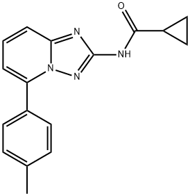 Cyclopropanecarboxamide, N-[5-(4-methylphenyl)[1,2,4]triazolo[1,5-a]pyridin-2-yl]-