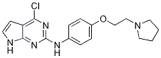 7H-Pyrrolo[2,3-d]pyriMidin-2-aMine, 4-chloro-N-[4-[2-(1-pyrrolidinyl)ethoxy]phenyl]-