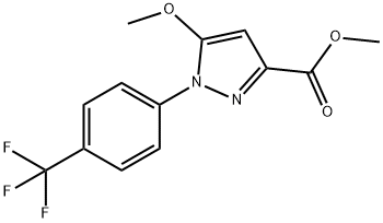 methyl 5-methoxy-1-(4-(trifluoromethyl)phenyl)-1H-pyrazole-3-carboxylate