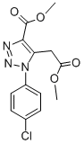 1-(4-氯苯基)-5-(2-甲氧基-2-氧乙基)-1H-1,2,3-三唑-4-羧酸甲酯