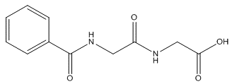 苯甲酰-甘氨酰基-氨基乙酸