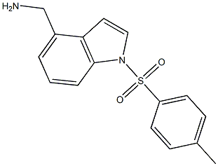 (1-甲苯磺酰基-1H-吲哚-4-基)甲胺