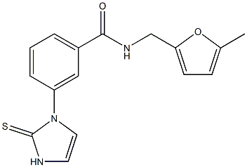 N-[(5-Methylfuran-2-yl)methyl]-3-(2-sulfanylidene-2,3-dihydro-1H-imidazol-1-yl)benzamide