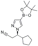 (BETAR)-BETA-环戊基-4-(4,4,5,5-四甲基-1,3,2-二氧杂硼杂环戊烷-2-基)-1H-吡唑-1-丙腈