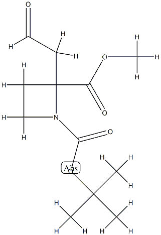 1-tert-butyl 2-Methyl 2-(2-oxoethyl)azetidine-1,2-dicarboxylate