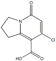 7-chloro-1,2,3,5-tetrahydro-5-oxoindolizine-8-carboxylic acid