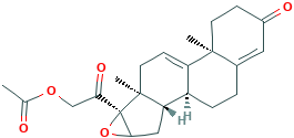 16α,17-Epoxy-21-hydroxypregna-4,9(11)-diene-3,20-dione Acetate