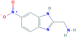 1H-Benzimidazole-2-methanamine,5-nitro-(9CI)