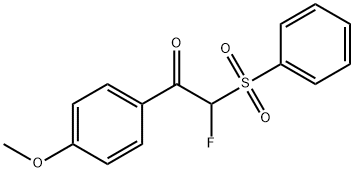 Ethanone, 2-fluoro-1-(4-methoxyphenyl)-2-(phenylsulfonyl)-