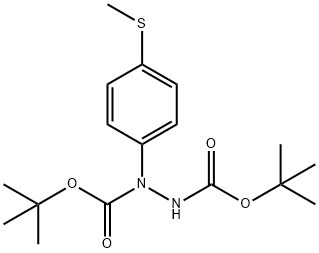 N,N'-bis-(t-butoxycarbonyl)-4-(methylthio)phenylhydrazine