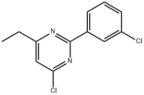 4-chloro-2-(3-chlorophenyl)-6-ethylpyrimidine