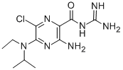 3-Amino-N-(aminoiminomethyl)-6-chloro-5-[ethyl(1-methylethyl)amino]-2-pyrazinecarboxamide