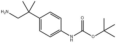 Carbamic acid, N-[4-(2-amino-1,1-dimethylethyl)phenyl]-, 1,1-dimethylethyl ester