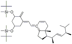 (((1R,3R,E)-5-((E)-2-((1R,3aS,7aR)-1-((2R,5R,E)-5,6-二甲基庚-3-烯-2-基己基)-7a-甲基-六氢-1H-茚-4(2H)-亚基)亚乙基)-4-亚甲基环己烷-1,3-二基)双(氧基))双(叔丁基二甲基硅烷)