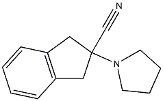 2,3-二氢-2-(1-吡咯烷基)-1H-茚-2-甲腈