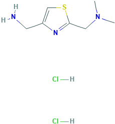 N-{[4-(aminomethyl)-1,3-thiazol-2-yl]methyl}-N,N-dimethylamine dihydrochloride