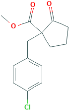 1-[(4-Chlorophenyl)methyl]-2-oxocyclopentanecarboxylic Acid Methyl Ester