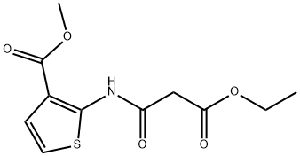 2-(2-ethoxycarbonyl-acetylamino)-thiophene-3-carboxylic acid methyl ester