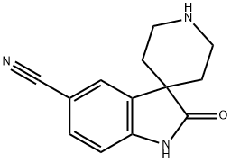 Spiro[3H-indole-3,4'-piperidine]-5-carbonitrile, 1,2-dihydro-2-oxo-