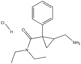 2-(aminomethyl)-N,N-diethyl-1-phenylcyclopropanecarboxamide hydrochloride