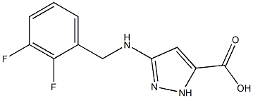 3-[(2,3-Difluorobenzyl)amino]-1H-pyrazole-5-carboxylic acid