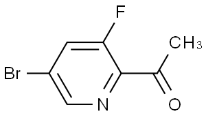 1-(5-溴-3-氟吡啶-2-基)乙-1-酮