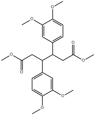 Hexanedioic acid, 3,4-bis(3,4-dimethoxyphenyl)-, dimethyl ester (9CI)