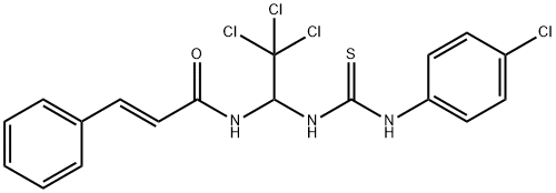 2-trichloro-1-{[(4-chlorophenyl)carbamothioyl]amino}ethyl)acrylamide