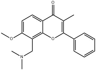 Flavone, 8-[(dimethylamino)methyl]-7-methoxy-3-methyl-