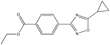 4-(5-环丙基-1,2,4-噁二唑-3-基)苯甲酸乙酯