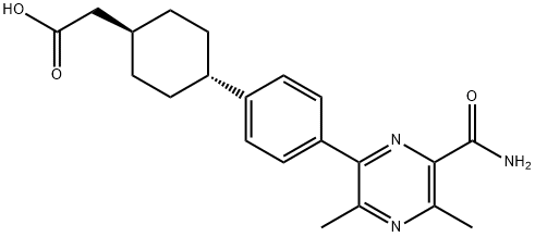 [反式-4-[4-(6-氨基甲酰基-3,5-二甲基吡嗪-2-基)苯基]环己基]乙酸