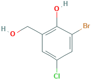 2-溴-4-氯-6-(羟甲基)苯酚