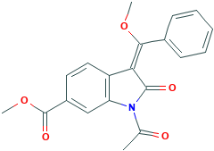 (E)-Methyl 1-acetyl-3-(Methoxy(phenyl)Methylene)-2-oxoindoline-6-carboxylate