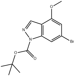 4-甲氧基-6-溴-1H-吲唑-1-羧酸叔丁酯