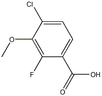 4-Chloro-2-fluoro-3-Methoxybenzoic acid