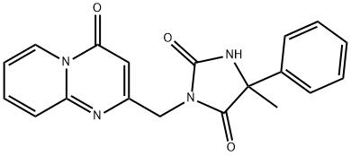 5-methyl-3-({4-oxo-4H-pyrido[1,2-a]pyrimidin-2-yl}methyl)-5-phenylimidazolidine-2,4-dione