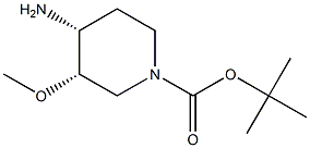 1-Piperidinecarboxylic acid, 4-amino-3-methoxy-, 1,1-dimethylethyl ester, (3S,4R)-