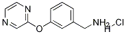 3-(PYRAZIN-2-YLOXY)-BENZYLAMINE HCL