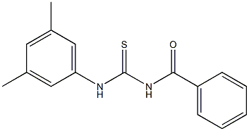 1-Benzoyl-3-(3,5-dimethylphenyl)thiourea, 5-[(Benzoylcarbamothioyl)amino]-m-xylene