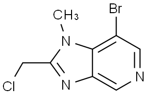 7-Bromo-2-(chloromethyl)-1-methyl-1H-imidazo[4,5-c]pyridine