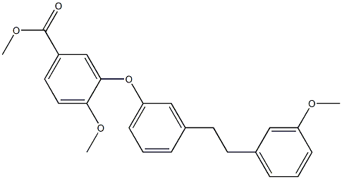 4-Methoxy-3-{3-[2-(3-methoxy-phenyl)-ethyl]-phenoxy}-benzoic acid methyl ester