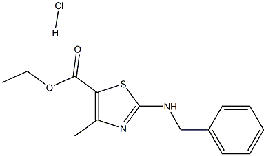 ETHYL 2-(BENZYLAMINO)-4-METHYL-1,3-THIAZOLE-5-CARBOXYLATE HYDROCHLORIDE