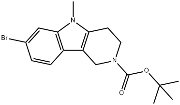 tert-butyl 7-bromo-5-methyl-1,3,4,5-tetrahydro-2H-pyrido[4,3-b]indole-2-carboxylate