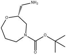 1,4-Oxazepine-4(5H)-carboxylic acid, 2-(aminomethyl)tetrahydro-, 1,1-dimethylethyl ester, (2R)-