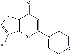 3-bromo-5-(morpholin-4-yl)-7H-thieno[3,2-b]pyran-7-one