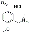 3-[(DIMETHYLAMINO)METHYL]-4-METHOXYBENZALDEHYDE HYDROCHLORIDE