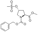 (2S,4R)-CBZ-4-甲磺酰氧基脯氨酸甲酯