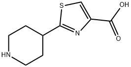 2-(哌啶-4-基)噻唑-4-羧酸