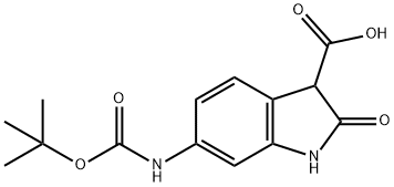 6-tert-Butyloxycarbonylamino-2-hydroxy-3H-indole-3-carboxylic acid