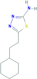 [1,3,4]Thiadiazol, 2-amino-5-(2-cyclohexylethyl)-